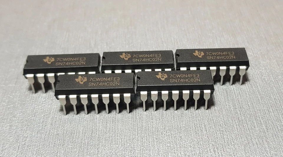 SN74HC02N 74HC02N IC GATE NOR 4CH 2-INP 14-DIP Pack of 5 - image 1 of 1