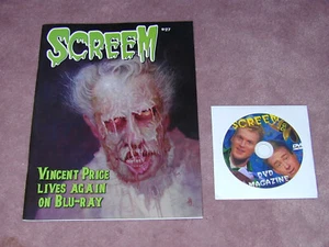 SCREEM magazine # 27, cover "B", with bonus DVD - FREE SHIPPING USA - Picture 1 of 1