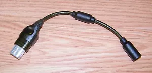Genuine Microsoft XBOX Wired Game Gamepad Joypad Breakaway Green Cable Adapter - Picture 1 of 2