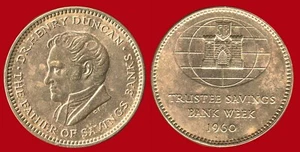 #62391 Scozia. Henry Duncan, "padre" delle casse di risparmio. Medaglia. - Foto 1 di 2