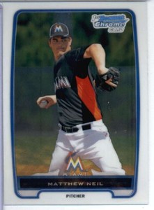2012 Bowman Chrome Prospects #BCP219 Matthew Neil Marlins NM-MT 