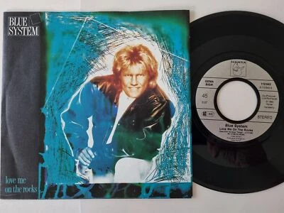 Blue System - Love me on the rocks 7'' Vinyl Germany - Image 1 of 4