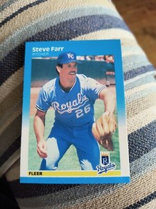 STEVE FARR 1987 FLEER GLOSSY #367 FREE SHIPPING