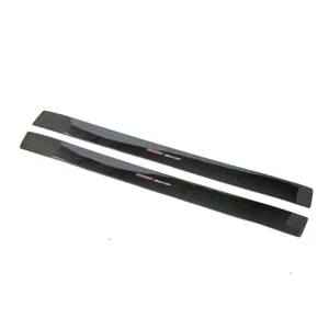 For Maserati GT Dry Real Carbon Fiber Welcome Door Sill Padel Guard Sticker Trim - Foto 1 di 6