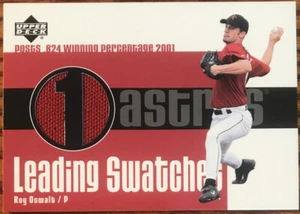 2003 Upper Deck Leading Swatches SP Roy Oswalt #LS-RO1 Houston Astros - Picture 1 of 2