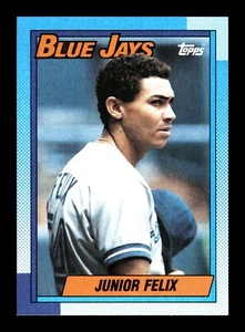 Junior Felix ⚾ 1990 Topps Baseball #347 Toronto Blue Jays - Bild 1 von 2