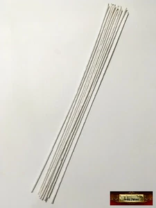 M00810-FS MOREZMORE 10 pcs 18 Ga Floral Stem Wire White 12" Paper Wrapped - Picture 1 of 2