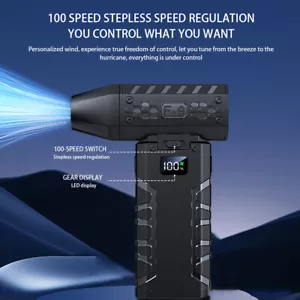 130000RPM Turbo Blower Jet Fan Violent Turbofan Brushless Motor Rechargeable - Picture 1 of 23