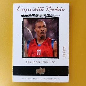 2009-10 Upper Deck Squisito BRANDON JENNINGS 190/225 Rookie 190/225 n.47 - Foto 1 di 9