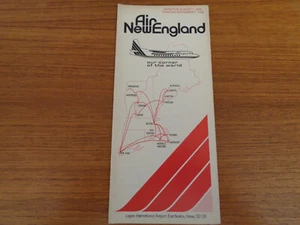 Air New England Timetable Effective August 1, 1976 - Bild 1 von 3