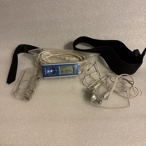 SanDisk SDMX1-512R Digital Audio MP3 Player FM Radio Voice Recorder Blue (512MB) - Picture 1 of 16