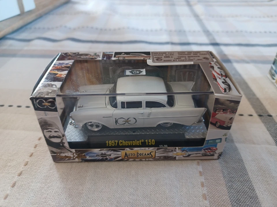 1:64th Scale 1957 Chevrolet 150 100 Years Of Chevrolet Diecast Car By M2 - Image 1 of 1