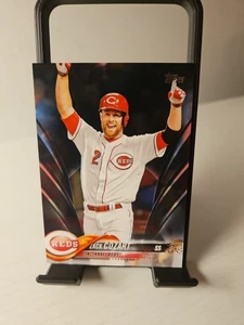 2018 Topps Zack Cozart Black Parallel # 62/67 Cincinnati Reds - Foto 1 di 2