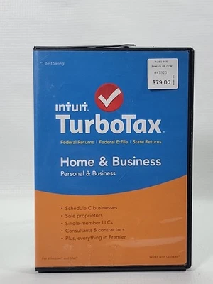 Intuit Turbo Tax 2015 Home & Business Personal & Business TurboTax Software - Image 1 of 4