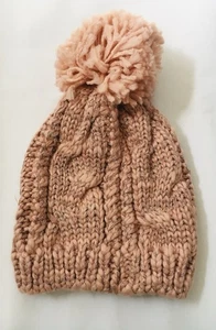 Sears Damen Beanies Gummizug Stretch Strick Bommel One Size - Bild 1 von 9