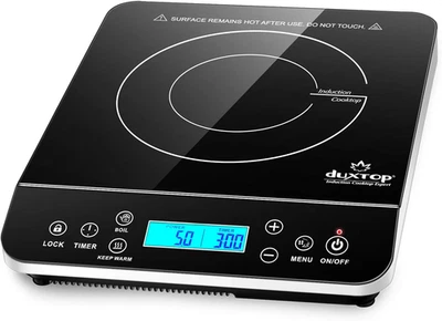Queimador de cooktop de indução portátil Duxtop, placa quente de indução com sensor LCD para - Imagem 1 de 4