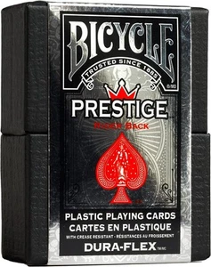 Jeu de cartes à jouer vélo Prestige 100% plastique rouge index standard USpcc NEUF - Photo 1 sur 5