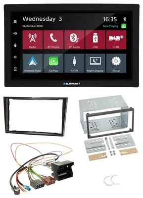 Blaupunkt DAB Bluetooth USB MP3 2DIN Autoradio für Opel Astra H Corsa D Zafira B - Bild 1 von 4