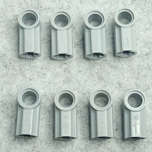 LEGO 32013 Technic Axle and Pin Connector Angled No. 1 Light Bluish Gray x8 - Picture 1 of 4