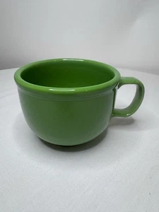 Homer Laughlin China Co Jumbo Mug Avocado Shamrock Green Cup Soup Made USA MCM - Picture 1 of 7