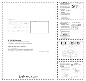 JCB 5A 5T 531 - 550 Loadall Machines Operation Manual - Picture 1 of 1