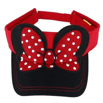 Disney Jerry Leigh Women's Minnie Mouse Visor with 3D Ears and Bow Black - Image 1 of 3
