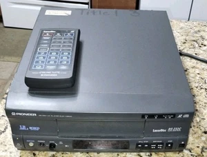 Pioneer CD CDV LD Player CLD-V2800 Laserdisc RS-232C mit Fernbedienung getestet - Bild 1 von 7