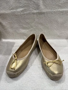 Jon Josef Gold Leder Espadrille Gr.8,5 - Bild 1 von 8