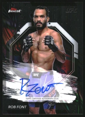 2024 Finest UFC Finest Autographs #FARFT Rob Font Auto - Image 1 of 2