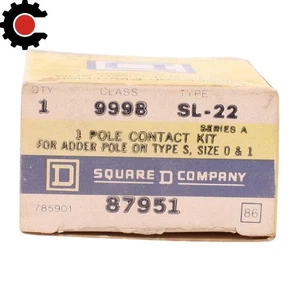 Kit de contacto Square D 9998 SL-22 1 polo, tipo S NEMA tamaño 0–1 - Imagen 1 de 3