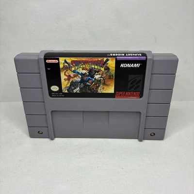 Sunset Riders For SNES- Super Nintendo Game Cartridge Authentic Works Great Rare - Image 1 of 4