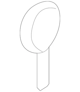 Genuine Volkswagen Tow Eye Cap 5GM-807-441-F-GRU - Picture 1 of 2