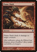 Flame Slash Rise of the Eldrazi PLD Red Common MAGIC GATHERING CARD ABUGames