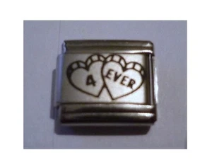 9mm Klassische Größe Italienische Charms Liebe L10 Für immer Herz 4 Ever - Bild 1 von 1