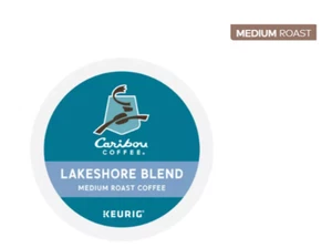 🆕☕ Caribou Lakeshore Blend Keurig TOSTADO MEDIO Café K-cups - Imagen 1 de 1