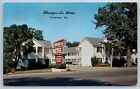 Shangri La Motel Tuscaloosa Alabama Chrome Postcard Roll Tide 1960S N1u