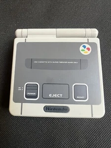 Nintendo OEM Game Boy Advance SP - SNES Style - AGS-001 - New Shell + Charger - Picture 1 of 2