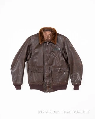 GENUINE WWII USN SPEC M422A FLIGHT JACKET GORDON & FERGUSON CO - Image 1 of 4