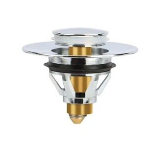 Filtro spina scarico nucleo rimbalzo acciaio inox tipo push filtro bagno cucina lavello - Foto 1 di 10