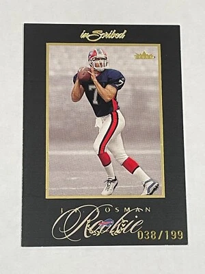 2004 Fleer Inscribed Football Black Border Gold #/199 - J.P. Losman RC - Bills - Image 1 of 3