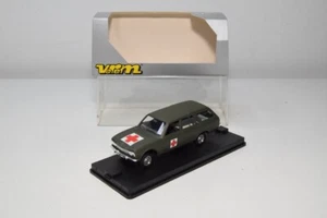 B71 1:50 SOLIDO VEREM 9609 PEUGEOT 504 BREAK DANGEL AMBULANCE ARMY GREEN MIB - Picture 1 of 17