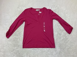 Camicetta rosa Jones New York Sport donna taglia S manica a linguetta con scollo a V - Foto 1 di 11