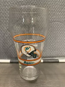 miami dolphins Collectors Glass NFL Football Man Cave Beer Glass - Picture 1 of 3