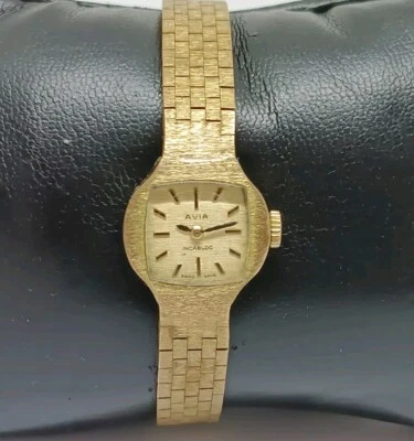 Reloj mecánico vintage AVIA Incabloc para mujer SUIZO AÑOS 60 Foto 1 de 4