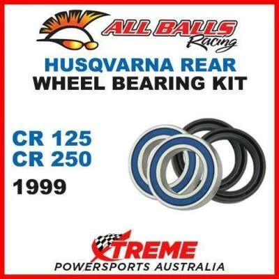 MX Rear Wheel Bearing Kit Husqvarna CR125 CR250 CR 125 250 1999, All Balls 25-14 - Изображение 1 из 2