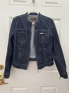 Rare VTG Calvin Klein Womens Denim Jacket Hong Kong Size S/M Deadstock 1990s - Picture 1 of 15