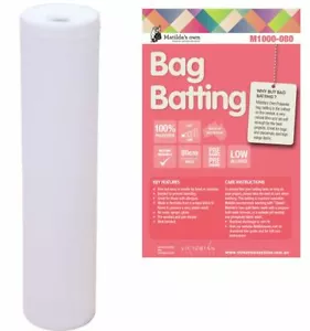 Matilda's Own Polyester Bag Wadding / Batting 80cm Wide (per metre) - Picture 1 of 2