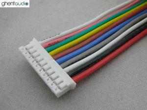 10 piezas (30 cm 1 pie) JST PHR-10 UL silicona trenzado cobre 24 AWG cable/cable cable - Imagen 1 de 3