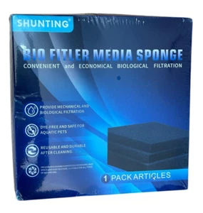 Bio Sponge Filter Media Pad Cut-to-Fit Foam up to 36 Sq Inches for Fish Tanks - Picture 1 of 13
