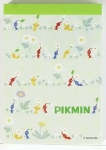 Pikmin Mini Memo Pad 2 designs 100 sheets B Type Nintendo Made in Japan - Picture 1 of 8
